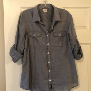 Button Up J Crew Blouse